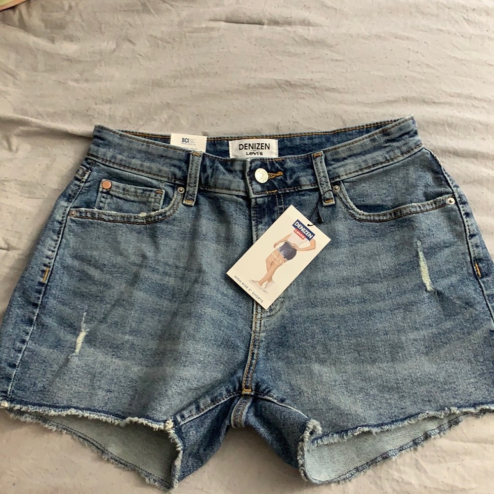 High Waisted Jean Shorts
